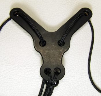 Cebulla M 57cm-Black Leather Saxophone Strap with wide adjuster hook - Image 2