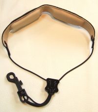 Cebulla XL 70 cm - Black Saxophone Strap with fibre hook